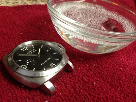 panerai how to clean watch|panerai watch repair manual.